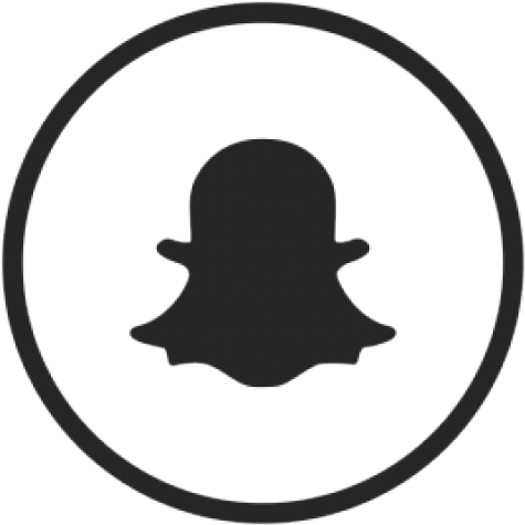 Logo Clipart Snapchat - Snapchat Icon Black And White (640x480)