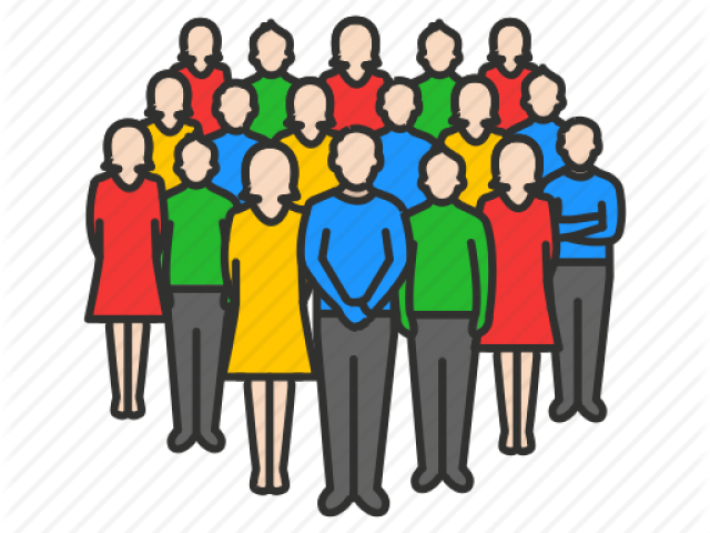 Crowd Clipart Person Icon - Crowd People Icon Png (640x480)