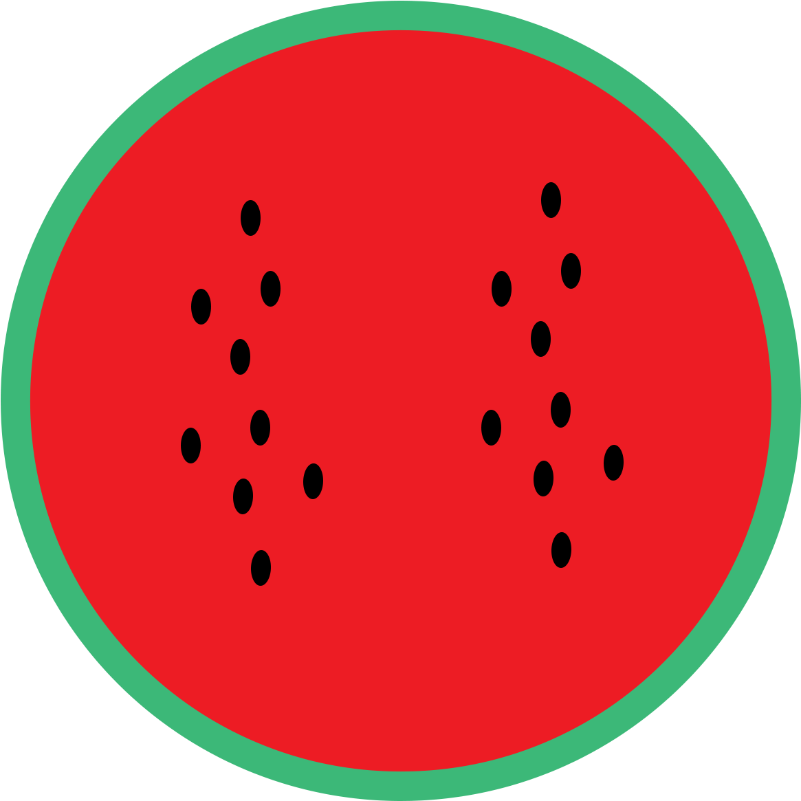 Watermelon Slice Png - Khanda Symbol (1890x1417)