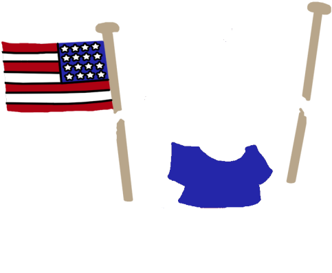 Mongolia Flag Clipart Baby Boy - Flag Of The United States (640x480)
