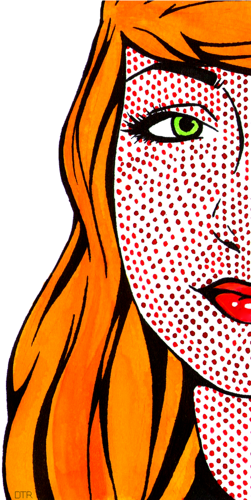 Pop Art- Art Project By Dawntheracoon - Pop Art Character Png (788x1014)