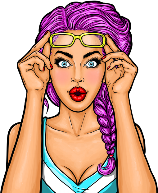 Pop Art Girl - Pop Art Girl (866x650)