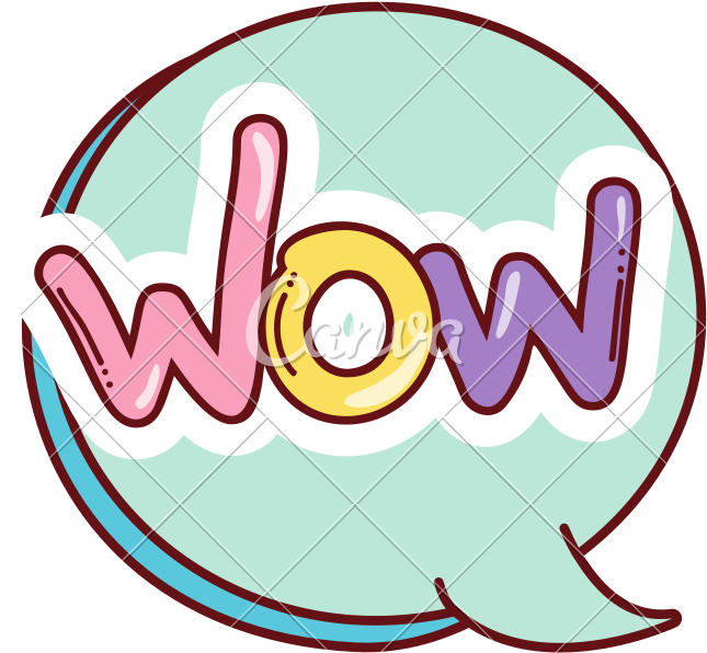 Chat Bubble With Wow Pop Art Message - Chat Bubble With Wow Pop Art Message (800x800)