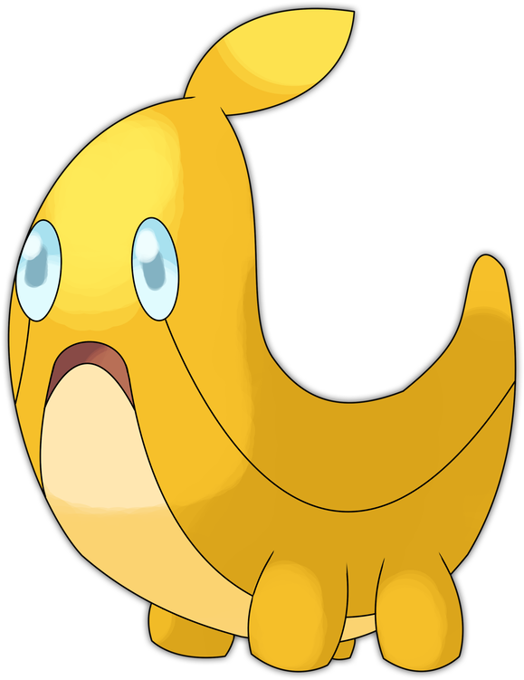 Nabnab, The Banana Slug Fakemon By Xxdeviouspixelxx - Nabnab, The Banana Slug Fakemon By Xxdeviouspixelxx (774x1032)