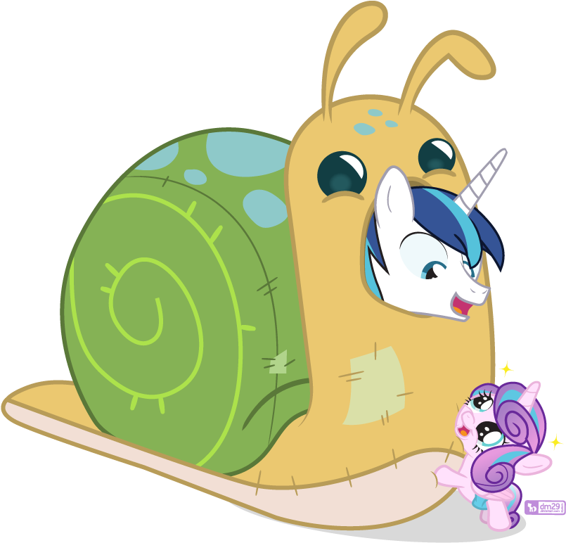 Mollusc Clipart Princess - Flurry Heart And Whammy (1000x800)