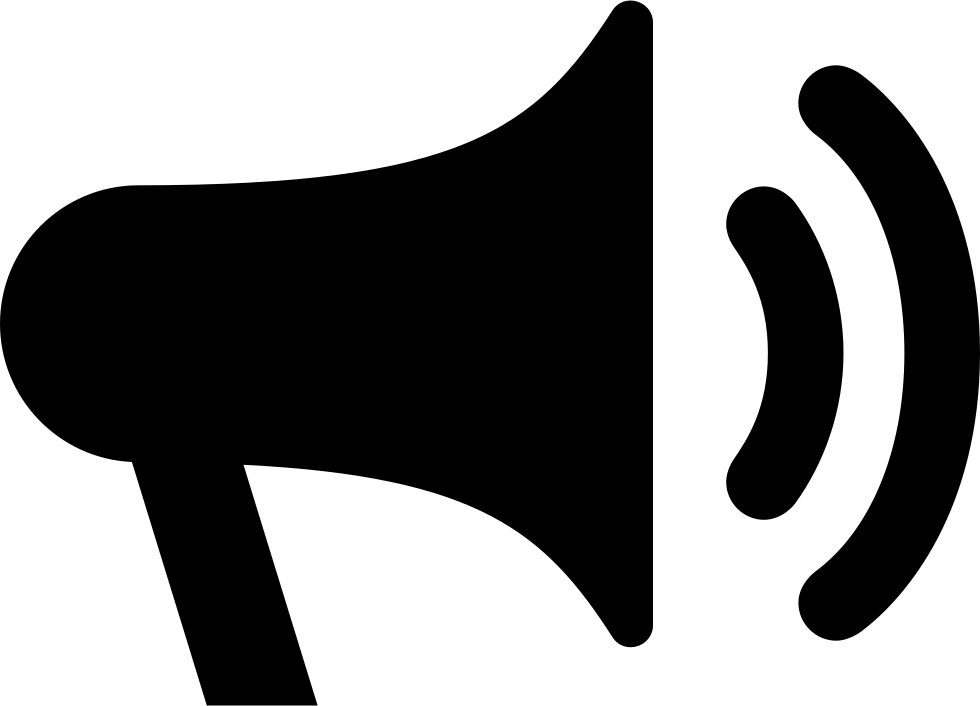 Speaker Symbol Of Voice Volume Comments - Voice Speaker Icon Png (980x706)