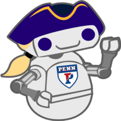 Quakers Basketball - Cartoon (400x400)
