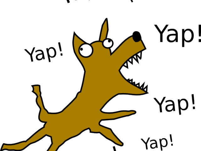 Bark Clipart Yap - Dog Yap Clip Art (640x480)