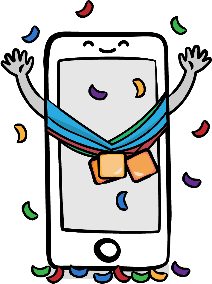 Iphone Enjoying A Well-deserved Ios Password Celebration - Iphone Enjoying A Well-deserved Ios Password Celebration (1000x1000)