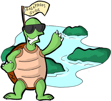 Clip Art Black And White Stock The Galap Gos Islands - Cartoon (500x450)
