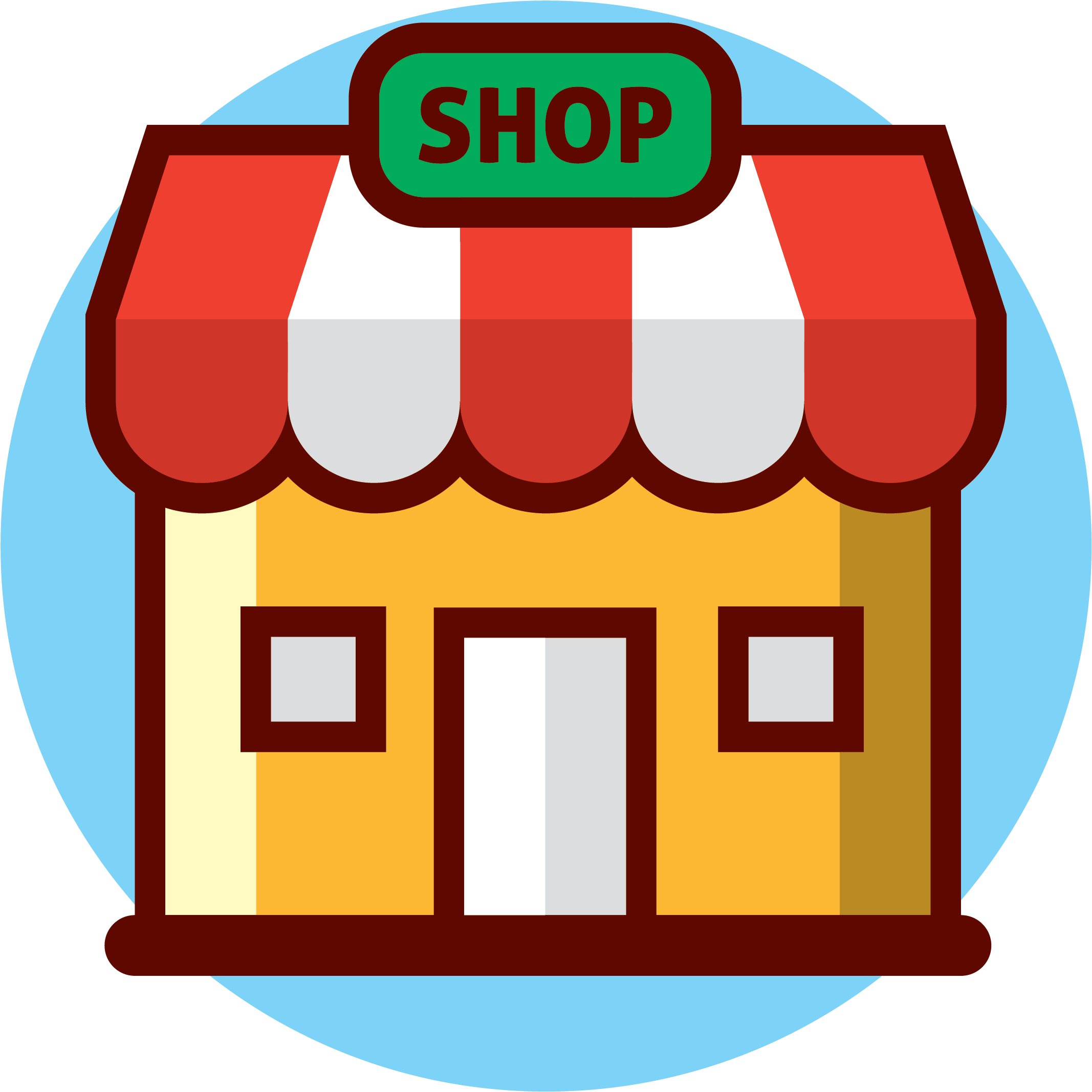 Become An Authorized Of - Mom And Pop Shop Clip Art (2480x2480)