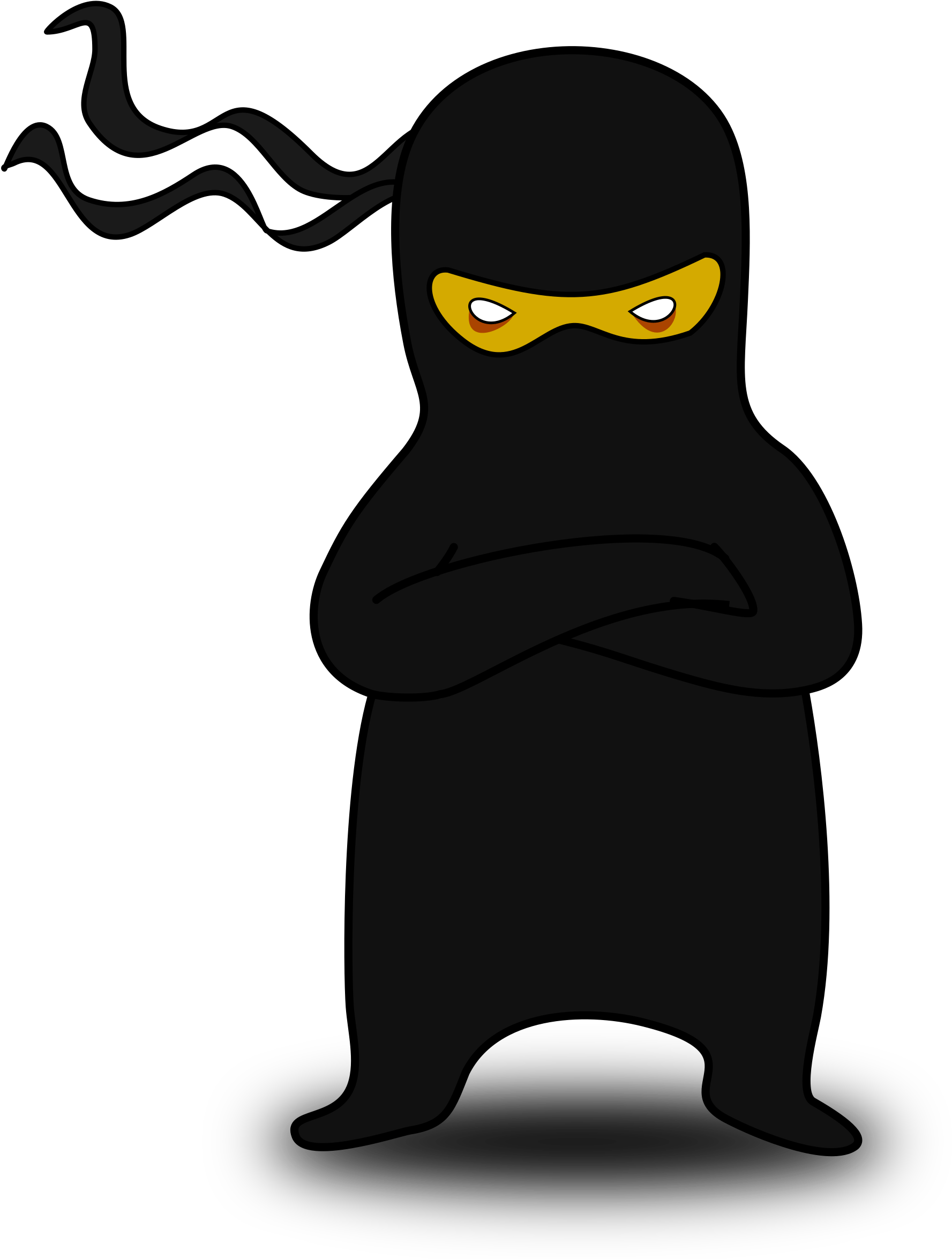 Cartoon Ninja Clip Art - Free Ninja (1824x2400)