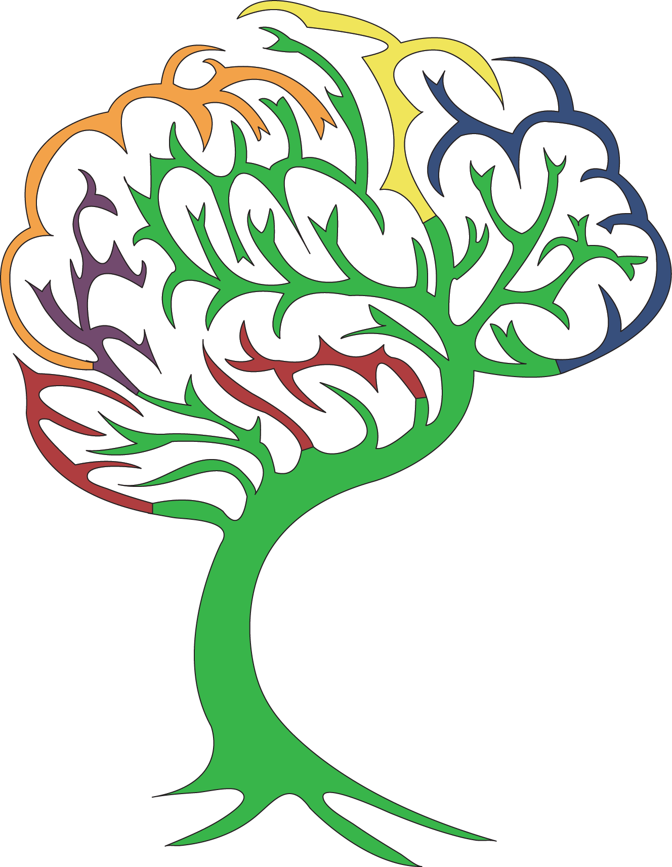 Watercolor Brain Lightbulb (1328x1713)