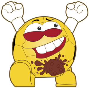 Dirty Soccer Ball Smashers - Cartoon (400x400)