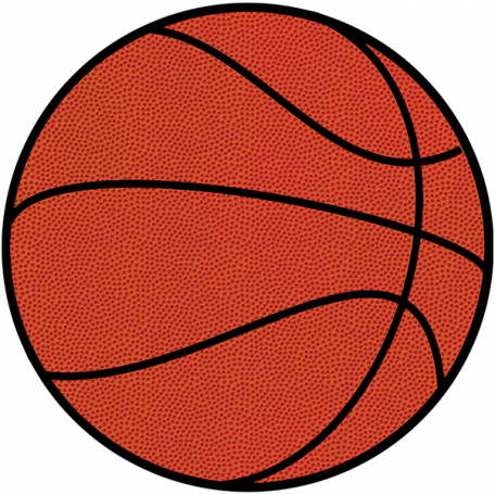 A Bouquet Of Freshly Sharpened Pencils - Purple Basketball Clipart (456x456)