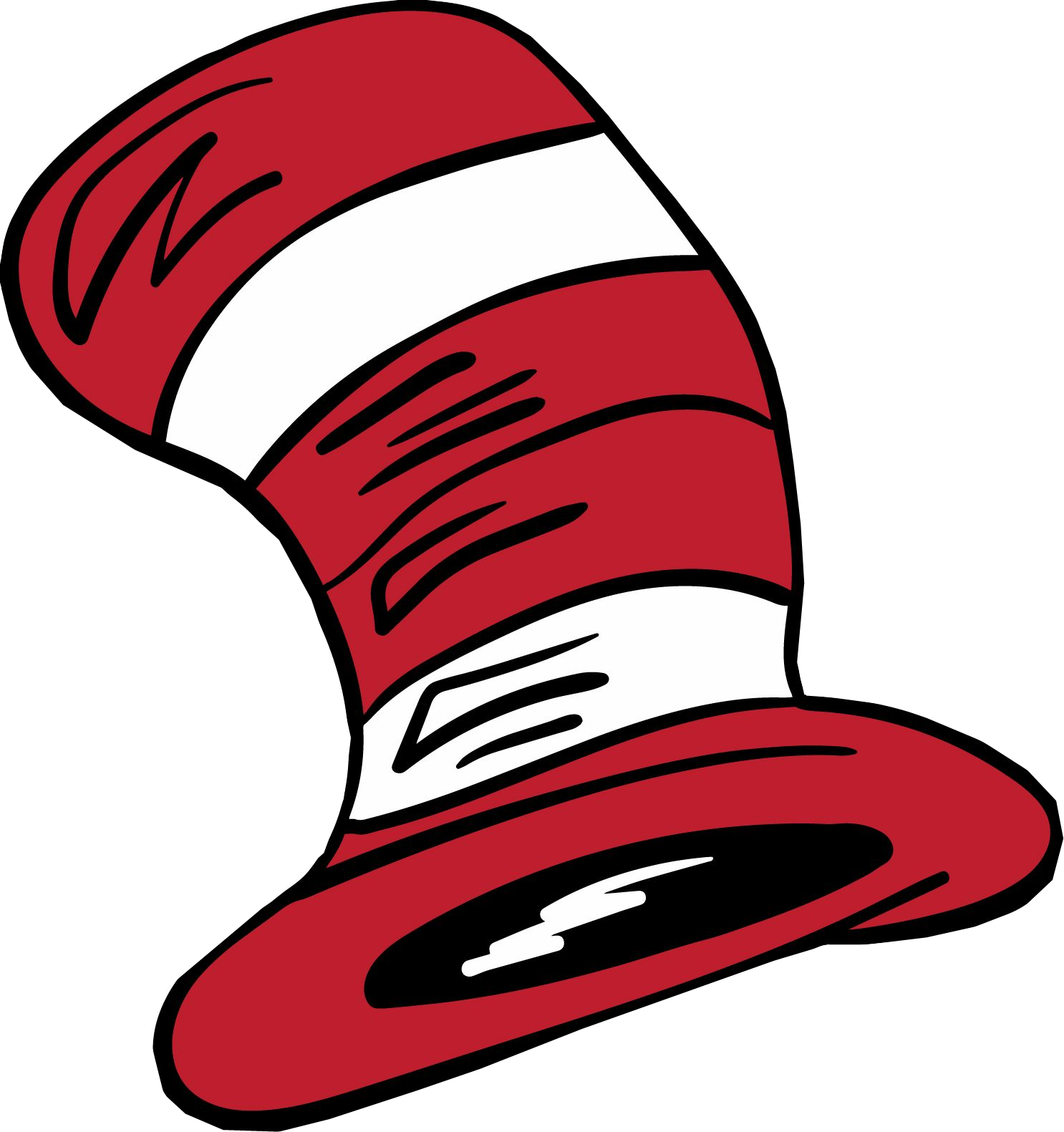 My Non Blogging Friends, In The Dr - Cat In The Hat Hat Svg (1486x1581)
