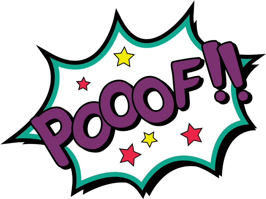 Poof Sticker - Balão Pop Art Png (1024x1024)