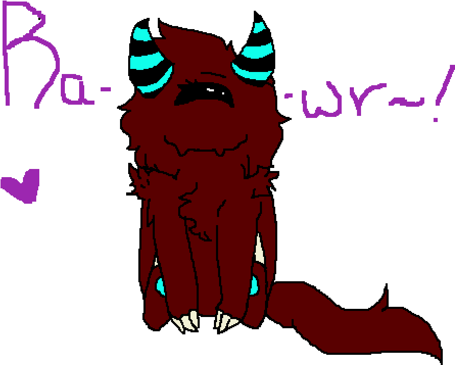 *poof* Rawr - Illustration (1000x1000)