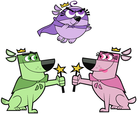 Clefto, Ace And Puppy Poof By Zartist2017 - Cartoon (600x512)