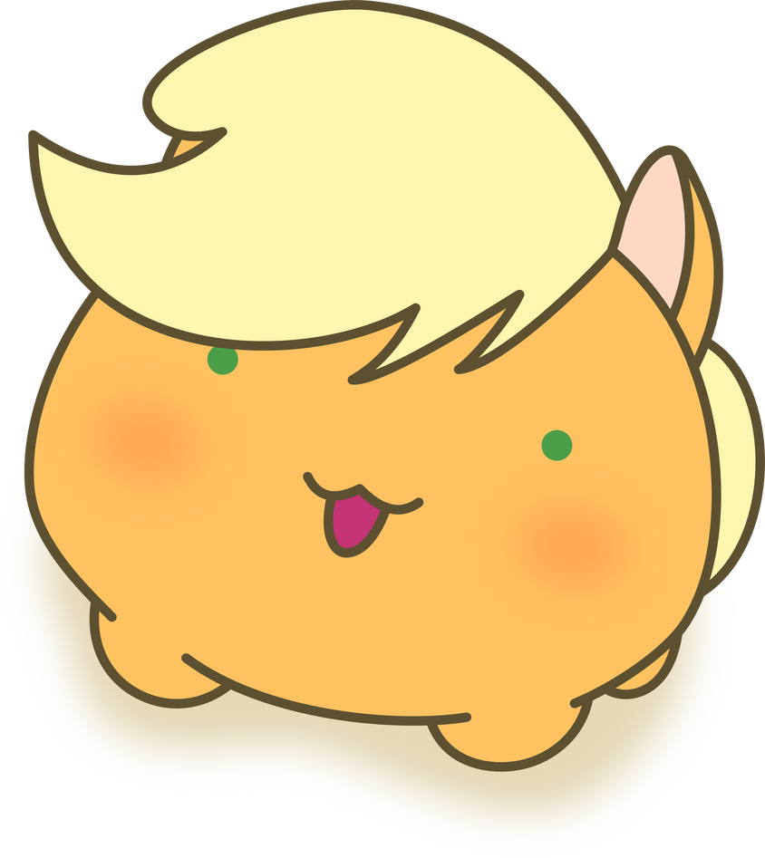 Poof Aj By Up1ter - Cartoon (844x947)