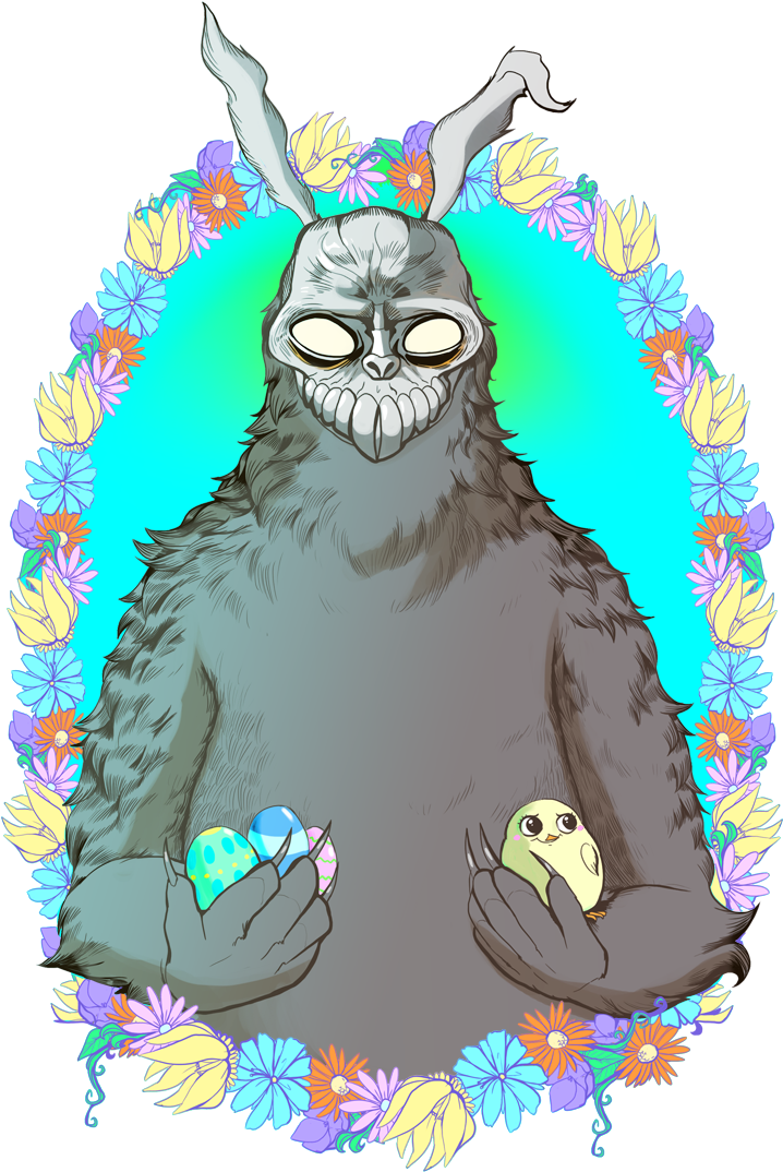 Happy Easter - Donnie Darko Rabbit Easter (728x1078)