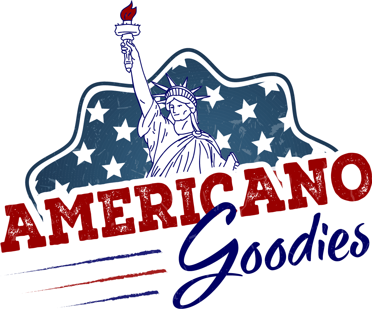 Americano Goodies - Illustration (1396x1601)