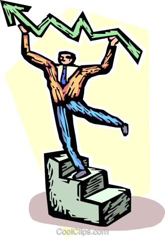 Stairs To Success Royalty Free Vector Clip Art Illustration - Stairs To Success Royalty Free Vector Clip Art Illustration (332x480)