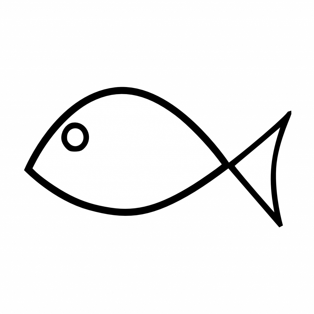 Successful Fish Images Free Clip Art Printable Clipart - Black And White Simple Fish Clipart (1024x1024)