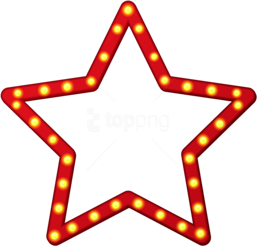 Free Download Red Star Border Frame Clipart Photo Images - Transparent Background Blue Star (850x814)