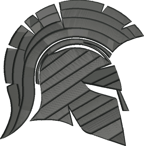 Jjdc10 - Black Spartan Helmet (499x505)