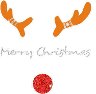 Hotfix Fabric B & Glitter Heat Transfer Deer Design - Hotfix Fabric B & Glitter Heat Transfer Deer Design (415x415)