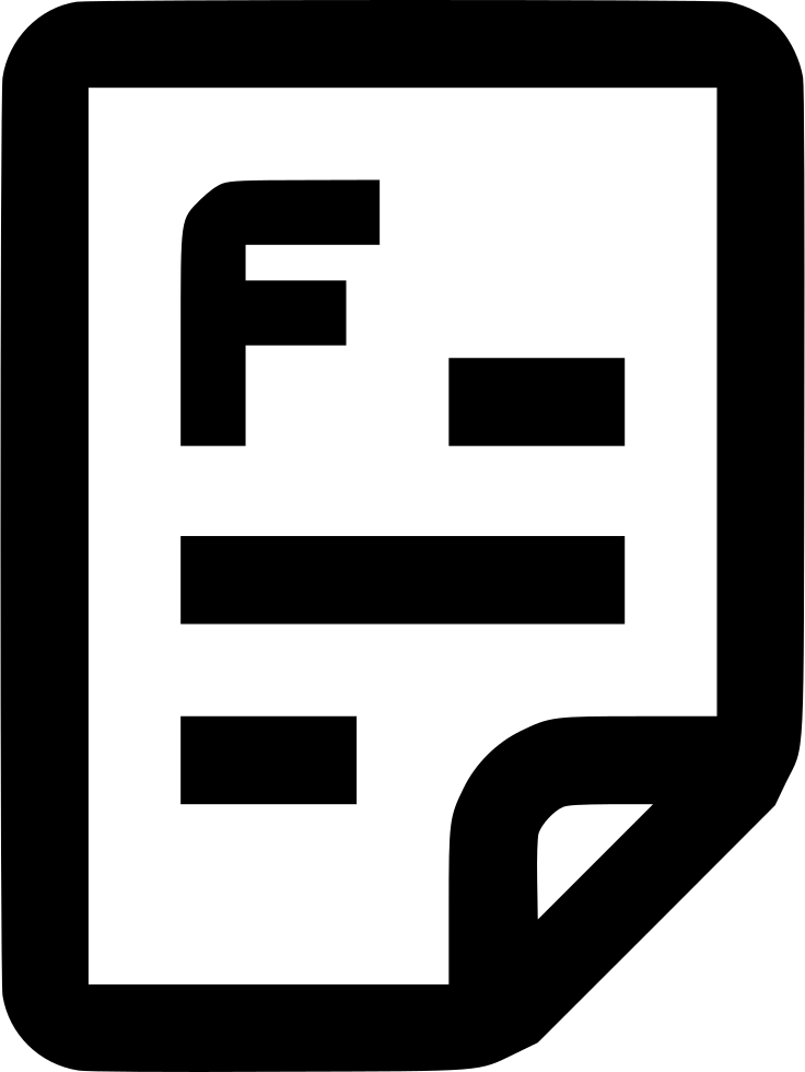 Grades Clipart Grading Papers - F Grade Icon Png (736x980)