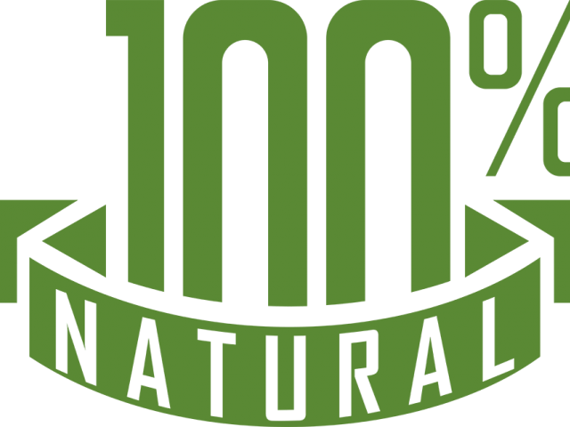 Organic Clipart 100 Percent - 100 Natural (640x480)