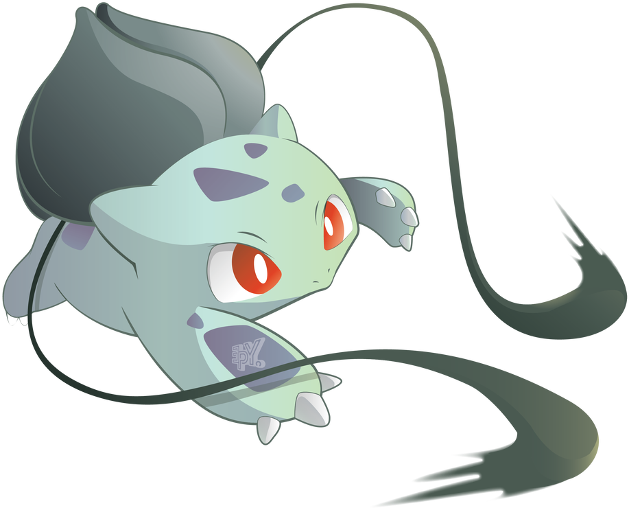 Bulbasaur Vine Whip By Oukokudesign - Cartoon (992x806)