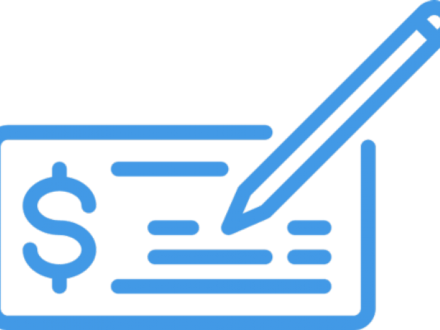 Check Clipart Accounts Payable - Cash Check Clip Art (640x480)