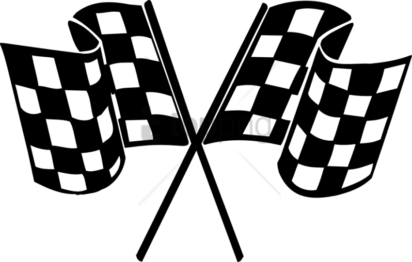 Free Png Finish Line Clip Art Png Png Image With Transparent - Banderines De Carreras De Motos (850x540)