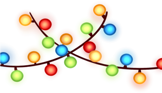Christmas Lights Clipart File - Ball Christmas Lights Png (640x480)
