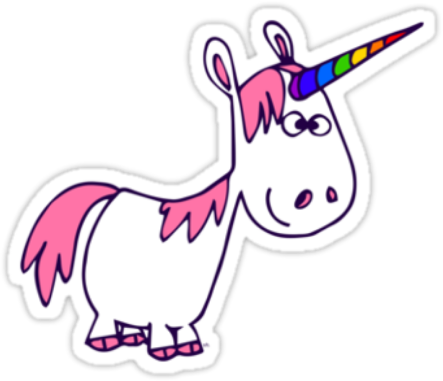 Clip Art Drawing Image - Cute Cartoon Unicorn Png (1050x1050)