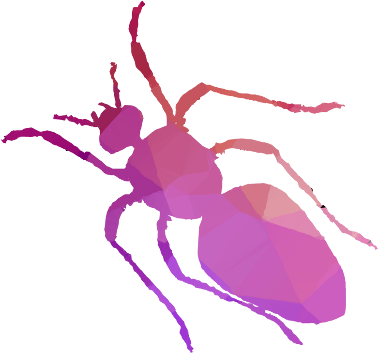Ant Clipart Black Garden Ant Insect - Cartoon Ants With Transparent Background Png (900x900)