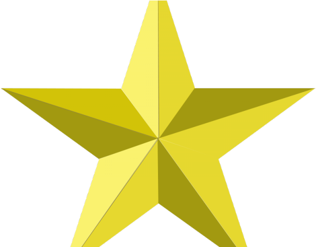 Shooting Star Clipart Transparent Background - Military Stars Clipart Png (616x481)