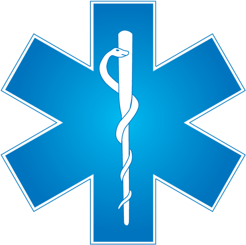 Clipart Star Of Life Png Best - Ems Medical (500x497)