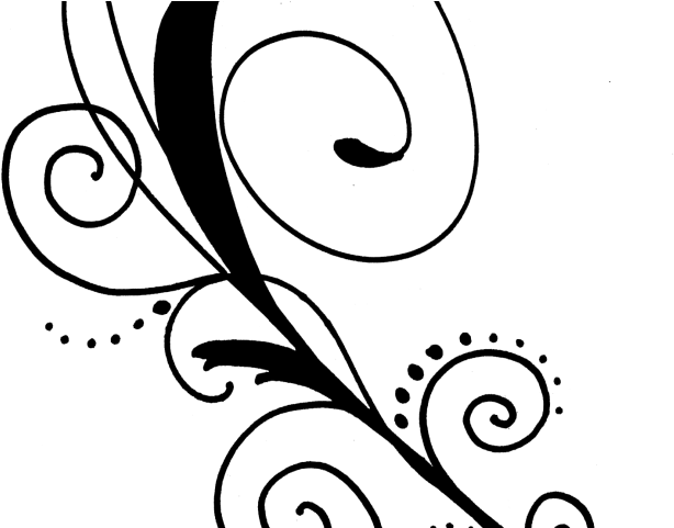 Elegance Clipart Corel Draw - Black Designs With Transparent Background (640x480)