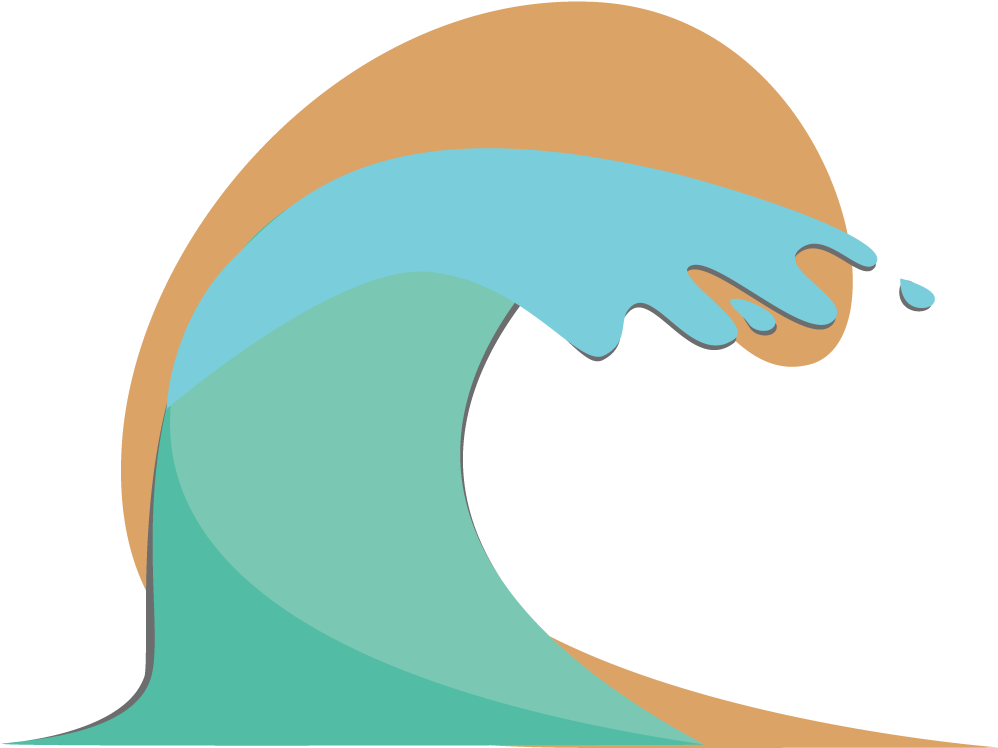 Colorful, Playful, Business Logo Design For Coastal - Illustration (1028x787)