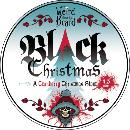 Weird Beard Black Christmas - Weird Beard Black Christmas (500x500)