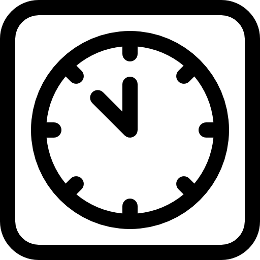 002 Clock Icon - Toma De Corriente Icono (512x512)