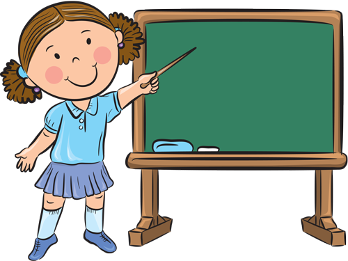 Clip Art, Entering School - Diéresis (500x375)