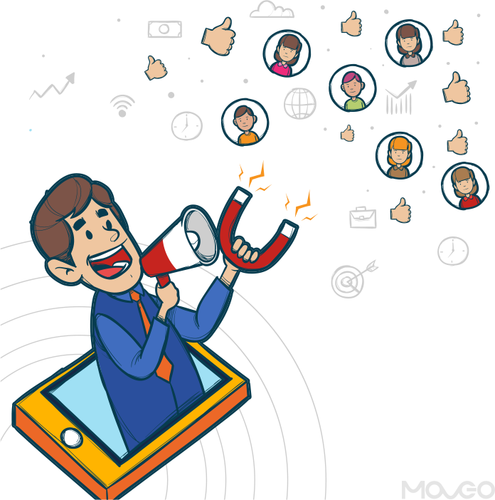 Retention Is One Of The Most Important Mobile App Metrics - Kartun Social Media Png (696x702)