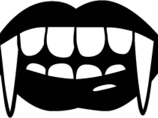 Fangs Clipart Vampire Diaries - Vampire Teeth Clip Art (640x480)