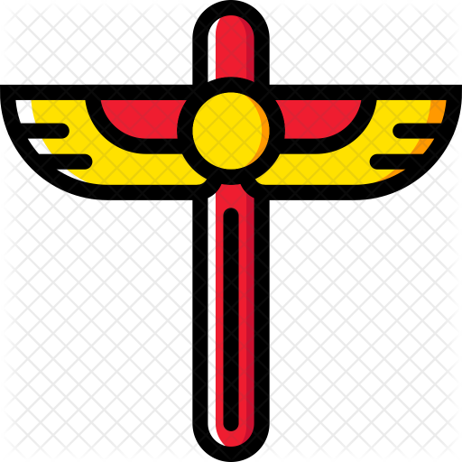 Egyptian Clipart Scepter - Cross (512x512)