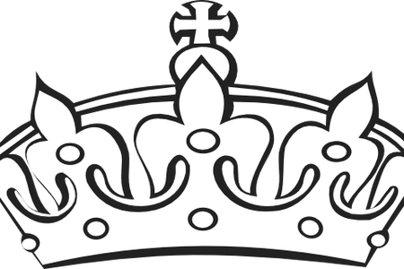 Download Wallpaper Crown Clipart Full Wallpapers The - King Crown White Png (450x300)